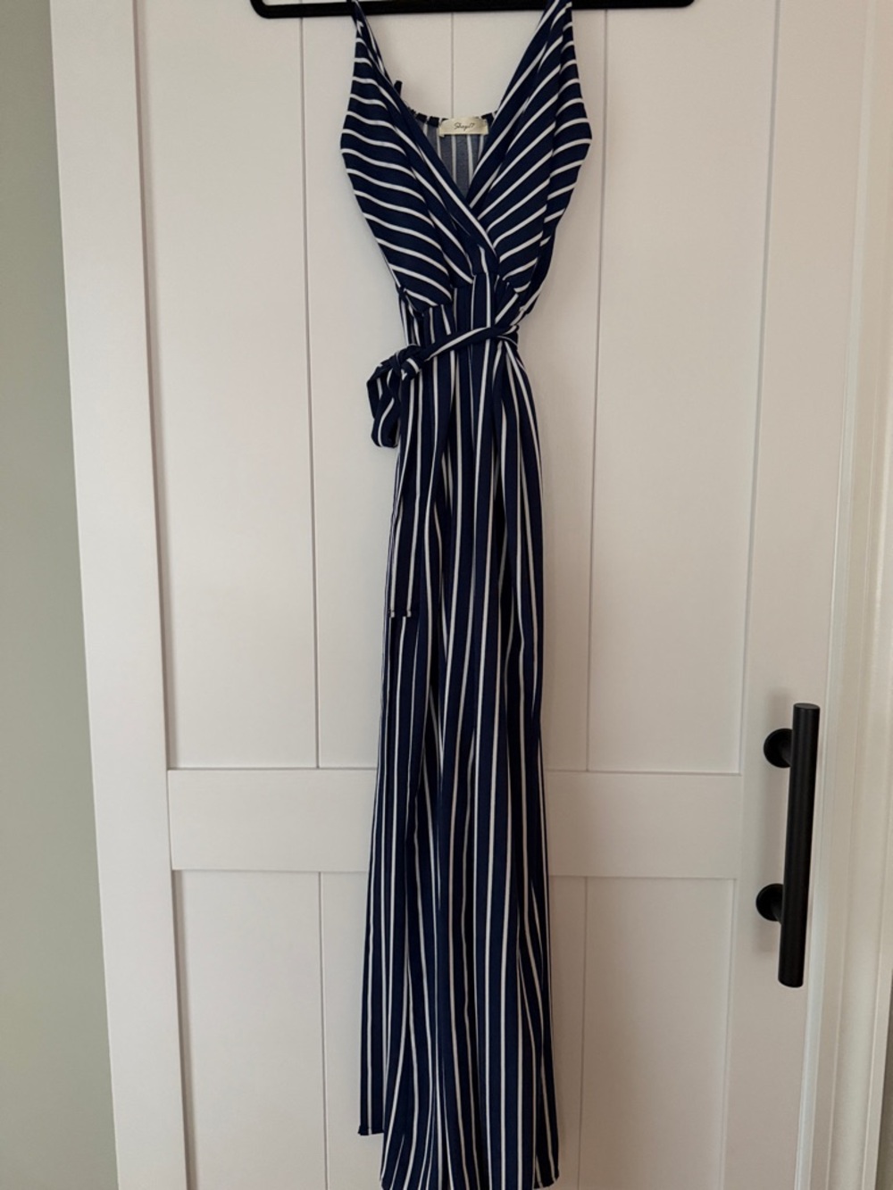 Navy & White Striped Jumper